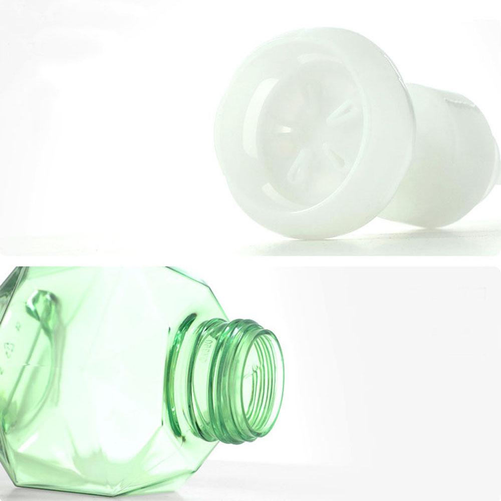 Shower Gel Foam Pump Bottle Flower-shaped Refillable Bottles Liquid Soap Dispenser Empty Bottle
