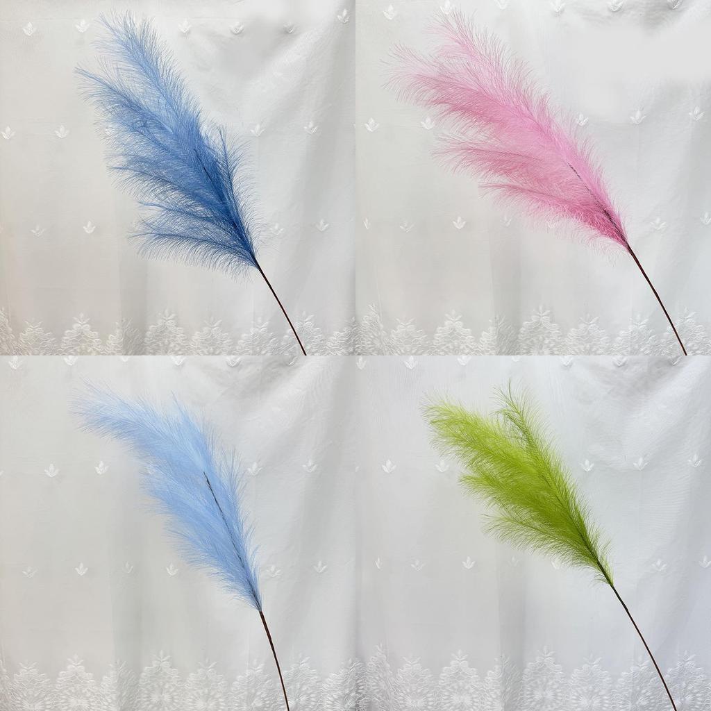 Wedding Decor Artificial Phragmites Hirsuta With Polyester Fabric For Home And Event Displays