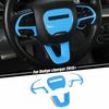 4pcs Steering Wheel Panel Cover Decor Trim For Dodge Challenger/Charger 2015+