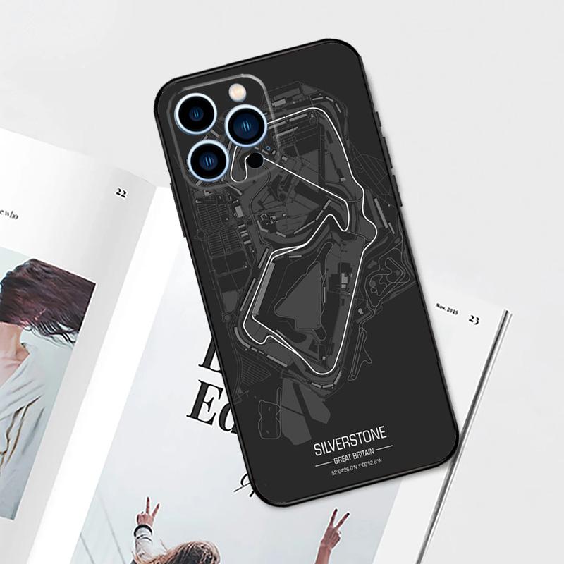 

Чехол с трассой Формулы-1 для iPhone 17 Pro Max 14 11 15 16 Pro Max 13 12 mini 16 Plus 16e 17 Air Чехол для телефона iPhone 12