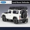 Welly 1/24 Land Rover Defender Alloy Car Model Diecast Metal Off-Road Vehicle Car Model Simulation Collection Childrens Toy Gift