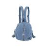 Denim Backpack Lightweight Casual Women Outdoor Sports Mini Backpack