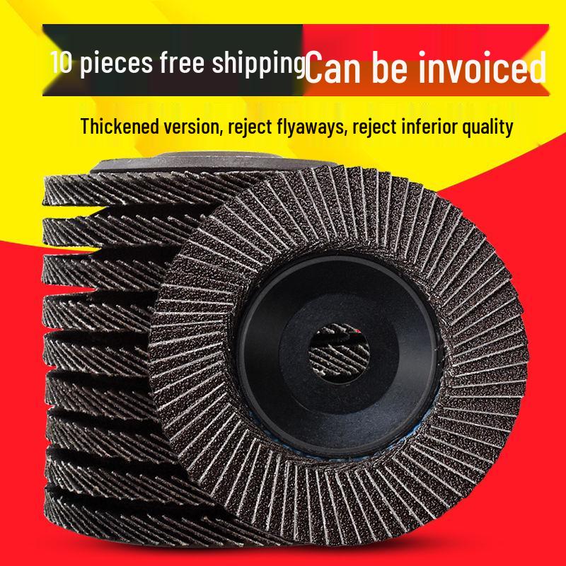 Angle Grinder Flap Wheel Polisher for Stainless Steel & Wood