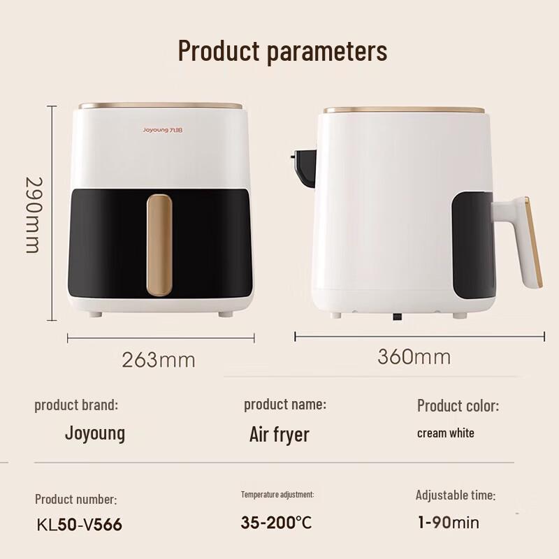Joyoung KL50-V566 5L Steam & Roast Air Fryer CN plug (adapter included)