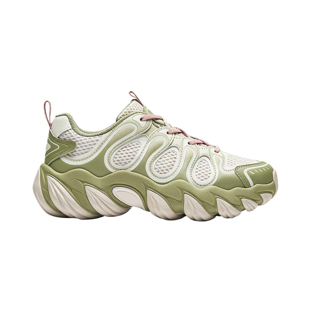 Anta Comfortable Fashion Versatile Wear Resistant Shock Absorbing Low Top Dad Shoes Women Sneaker 122638858-4