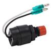 Outboard Motor Flameout Switch ABS Compact 8.5cm Engine Kill Stop Switch for PARSUN