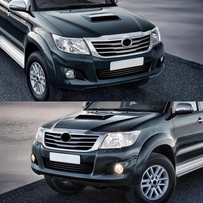 LED-Nebelscheinwerfer-Baugruppe Für Toyota Hilux Vigo MK7 2011 2012 2013 2014 2015 Auto Frontstoßstange Halogenbirne Mit Kabeln Wasserdicht 12V