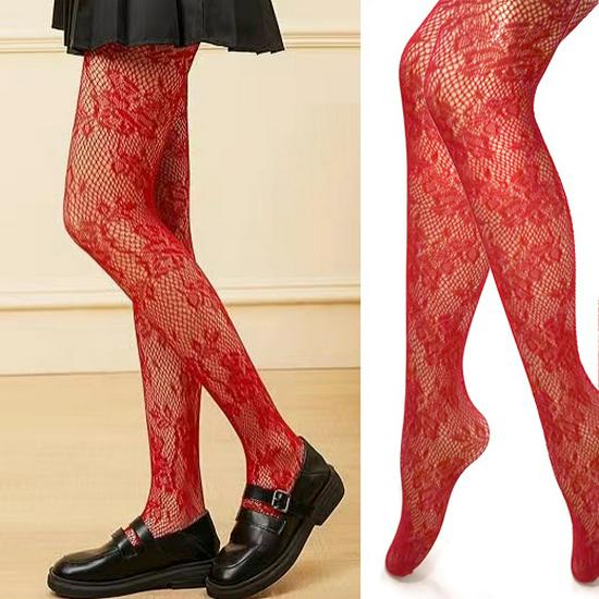 Rajstopy żakardowe Tide Hollow: Żywe, seksowne rajstopy inspirowane celebrytami Douyin