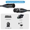 XLR Cable Professional XLR 4Pin To Double 3Pin XLR Splitter Cable For Studio Recording & Live Performances 50Cm