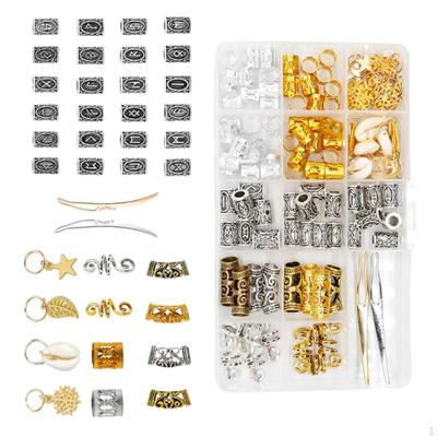 Vikings Runes Hair Beard Beads, for Bracelets Pendant Necklace DIY, Beads Braids,