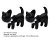1 Pair Stud Earrings Piercing Style Polished Surface Cat Design Detachable Ear Studs Women Jewelry Collection
