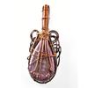 Natural African Amethyst Gemstone 84 Ct Copper Wrapped Pear Pendant