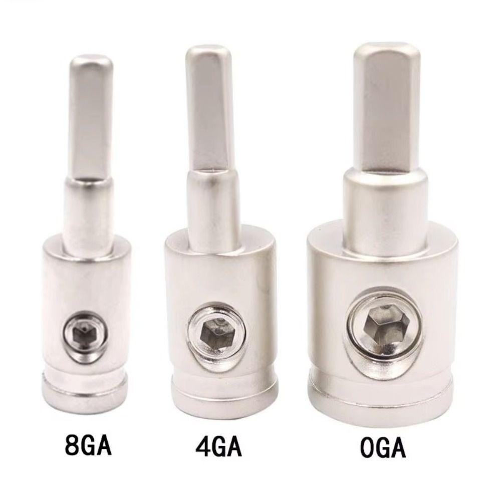 Gold Silver Car Audio Connector Pure Copper Audio Amp Input Adapter New Car Speaker Wire Terminal