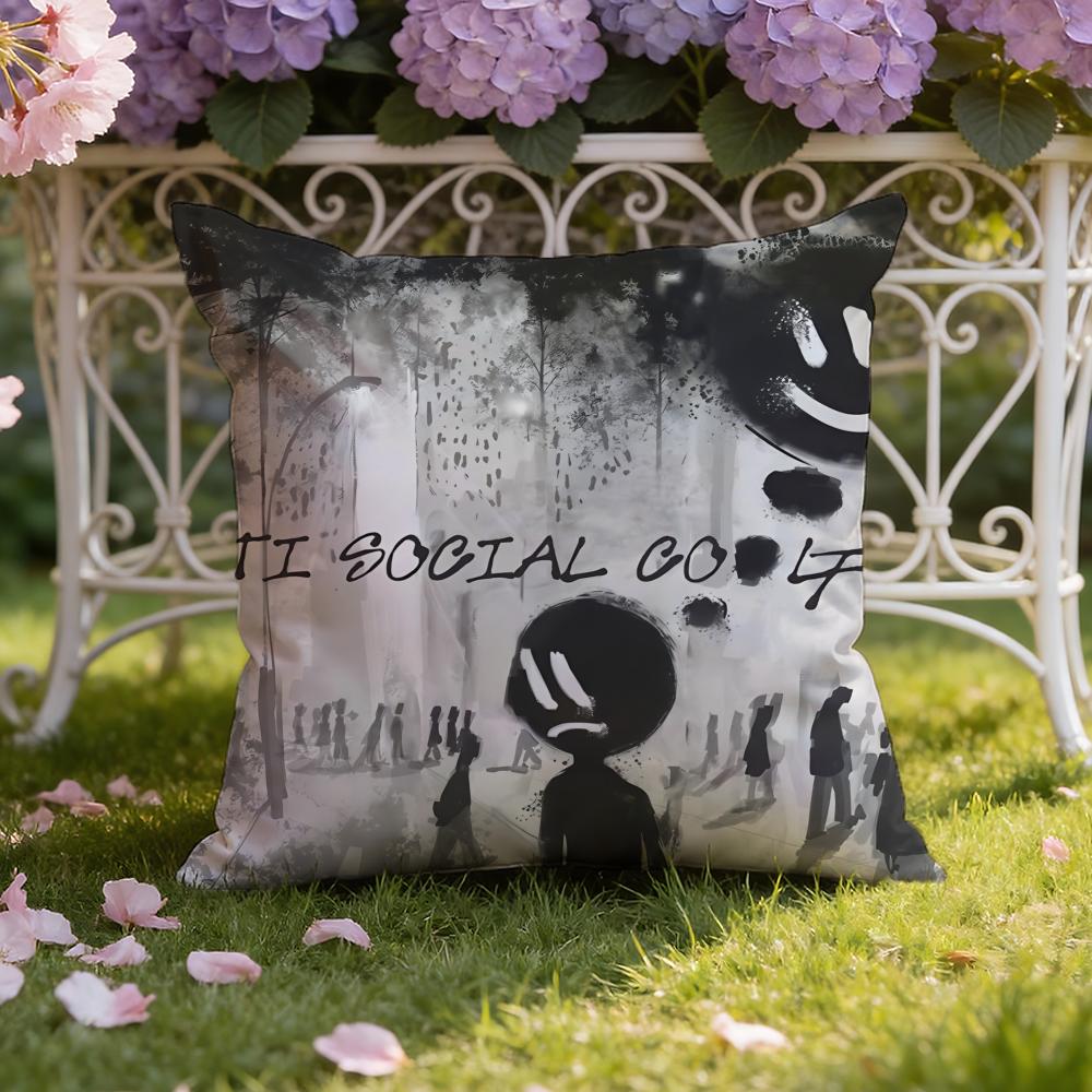 B-Beny J-Jr Rapper Cushion Cover Home & Car Dual-Scene Pillow Cover: Reversible for Premium Comfort