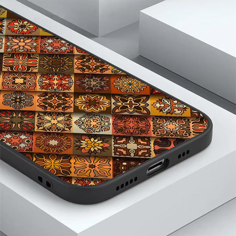 Funda Phone Cover Case for Xiaomi Redmi Note 11s 12s 14 10S 9S 7 8 9 11 13 Pro Plus 10 12 Pro Bohemian Pattern