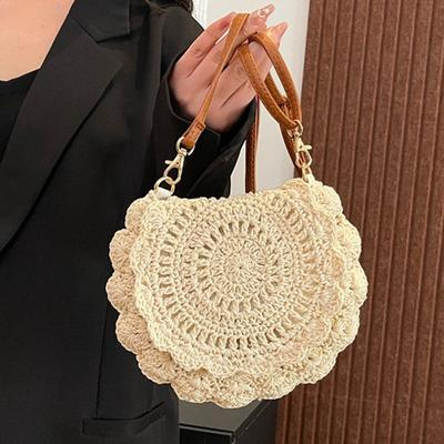 Στρογγυλή Τσάντα Crossbody Τρύπια Μονοκρεμαστή Τσάντα Τσάντα Παραλίας Κομψή και Χαριτωμένη Τσάντα Κοριτσιών