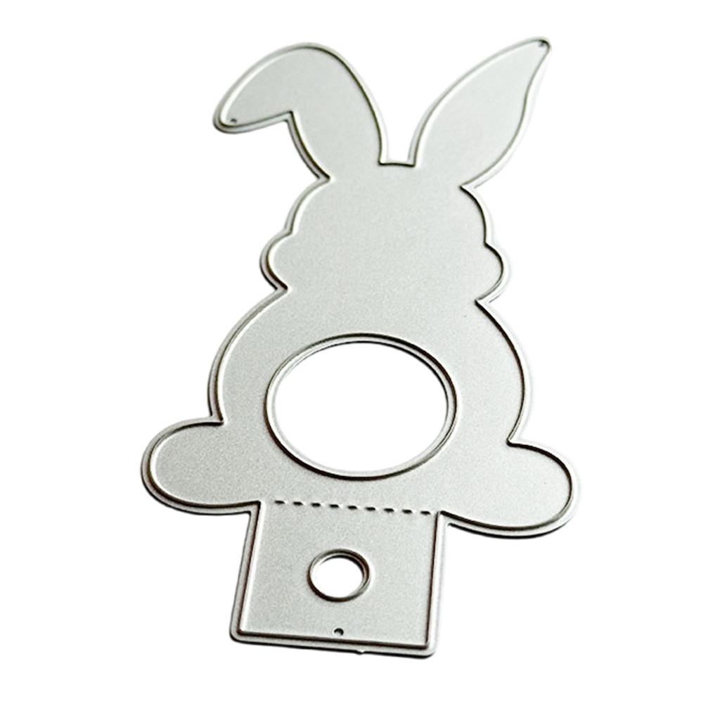 Metal Cutting Dies Easters Rabbits Die Cuts Templates Molds Embossing Stencils for Album Scrapbooking Paper Decoration
