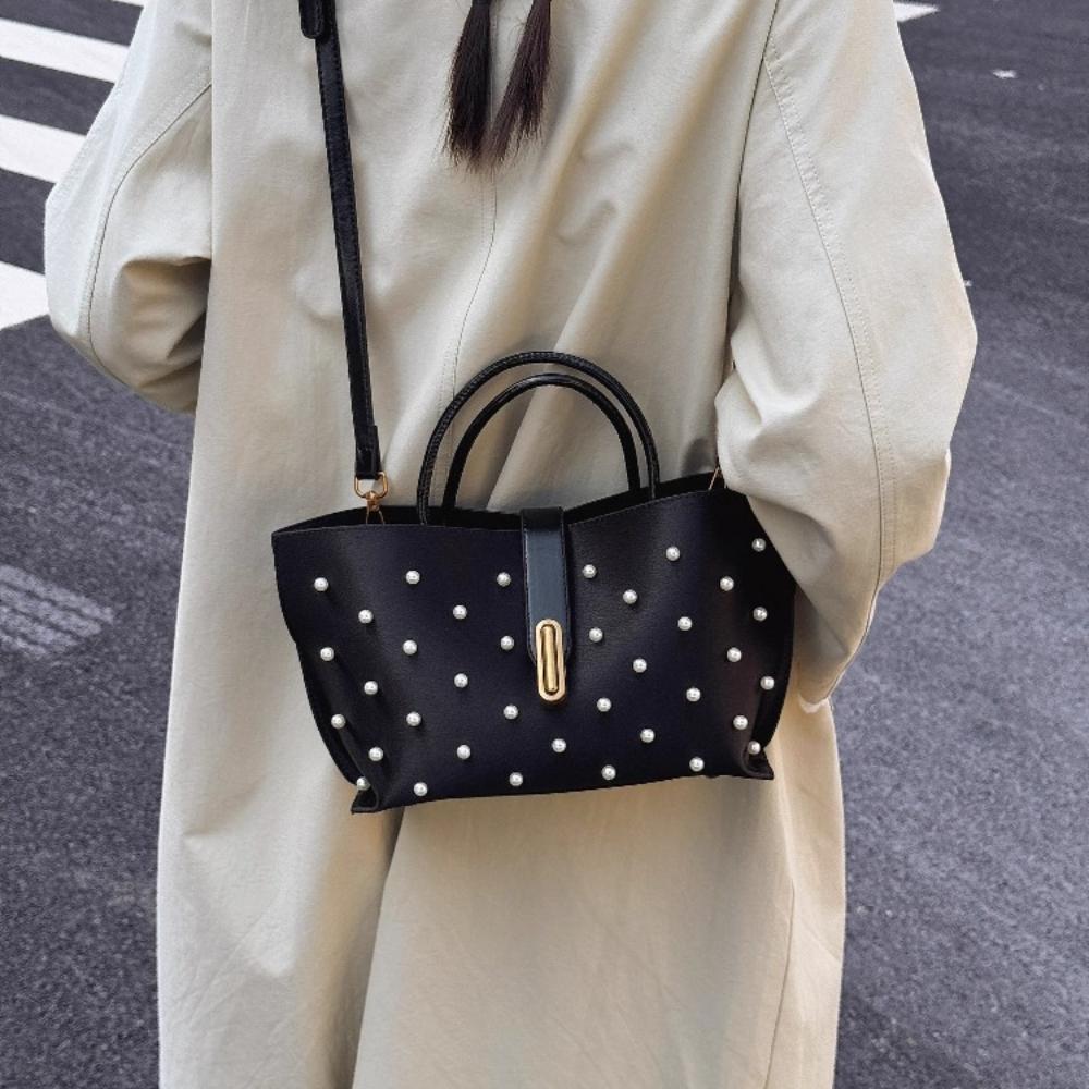 

Women s 2025 Autumn New Large Capacity Crossbody Tote Bag чорний