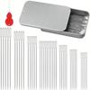 Large-Eye Blunt Needles Tapestry Needle with Needle Threader Stainless Steel Yarn Needles for Sewing Knitting Crafting Weaving