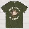 Who Gives a Hoot Cotton Summer Casual Cool Loose T-Shirt