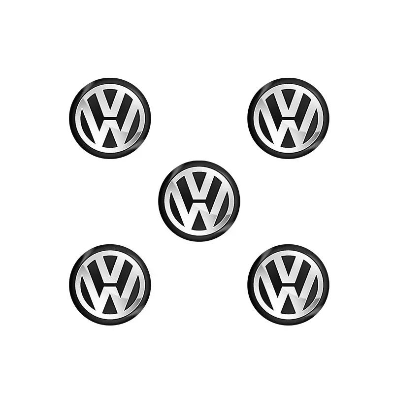 VW 11mm Car Remote Key Logo Metal Emblem Stickers For Volkswagen VW GTI Polo Golf Passat Tiguan Touareg Taigo Caddy Jetta Beetle