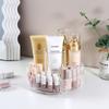 Acrylic Desktop Transparent 360° Rotating Storage Box Large Capacity Partitioning Cosmetics Storagetray Storage Tube