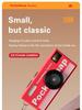 Retro Campus Student Mini HD Camera for Photos & Videos