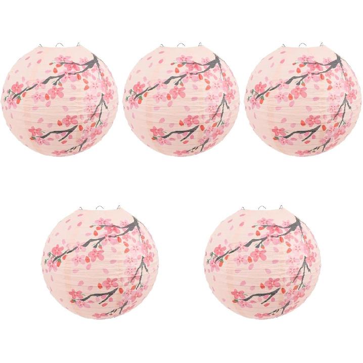 5pcs Pendant Lamp Shade Japanese Izakaya Lantern Oriental Decor Outdoor Hanging Decoration S Festival Ramen Bar Lantern Plum Blossom Lantern Paper