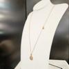 Atria H Simple Long N Pink Plated Necklace QUNNEDG0003FRF