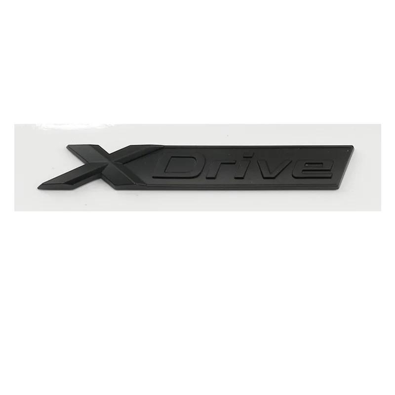 3D ABS Car Rear Trunk Emblem Badge Nameplate Xdrive Sticker For BMW Xdrive Logo 328i 320d 320i 530d 525d E60 F10 G20 Accessories Yk2