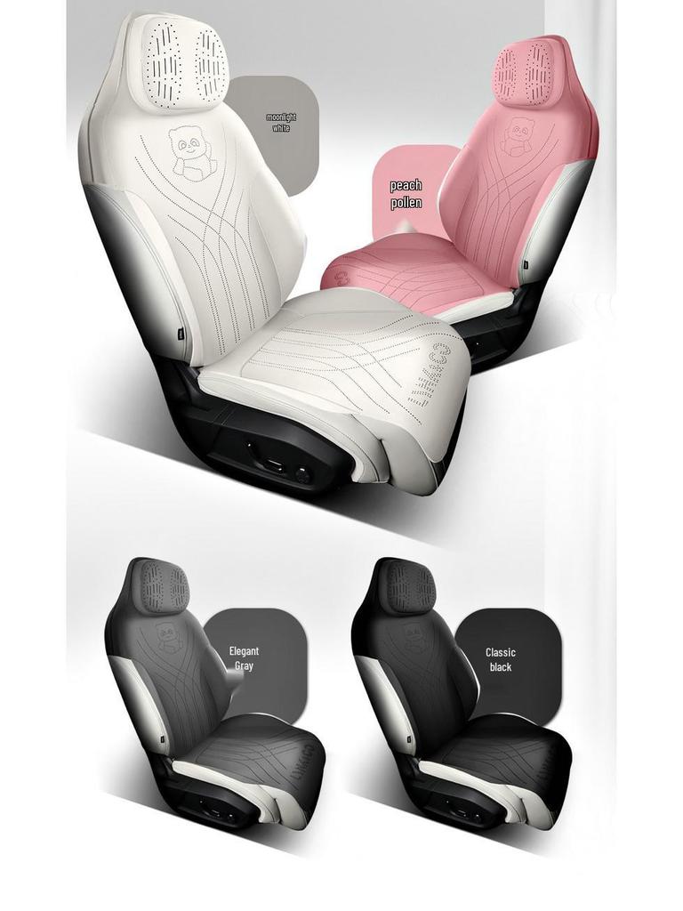 25 Styles Universal Lynk 08 Breathable Perforated Half-Wrap Car Seat Cover Cushion