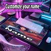 Custom Name Personalized Knight Rider Pattern Mousepad, Laptop PC Desk Mat, Decorative Desk Mat for Home Keyboard Pad Gift