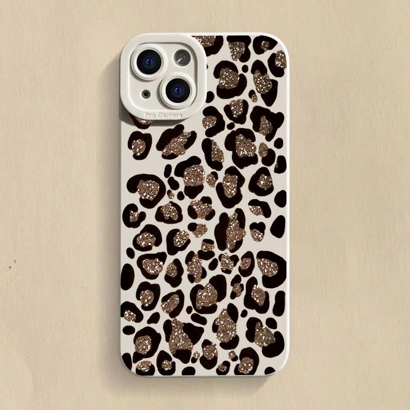Case For  Mi 15 14T 13T 12T Pro 14 13 12 11 Lite NE Poco F6 F5 X5 M6 X7 Pro Colorful Leopard Pattern Silicone Phone Cover