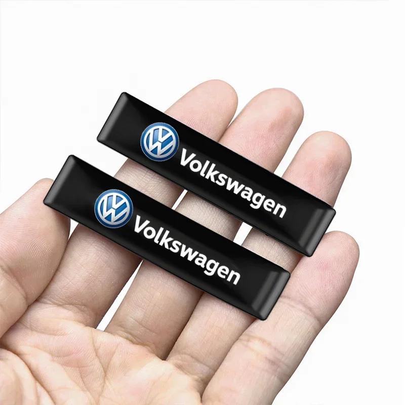 For VW 2025 Hot 3D Epoxy Car Interior Exterior Decoration Sticker For Volkswagen Tiguan Golf Polo Jetta Transporter Passat CC To