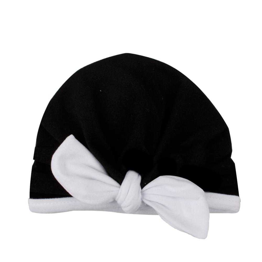 Newborn  Cap Cute Rabbit Ears Bowknot Cotton Beanie Hat Cap