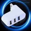 USB 2.0 Hub USB Hub 2.0 Multi USB Splitter Hub Rotatable 3 Port Multiple Expander Splitter Mini USB 2.0 Hub Computer Accessories