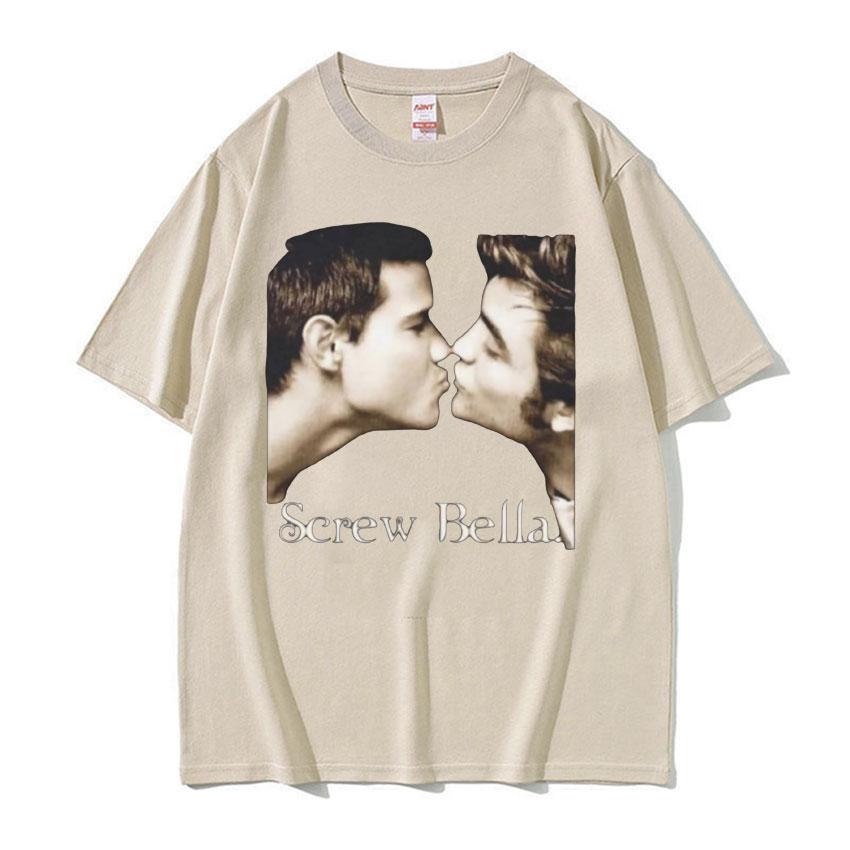 

Screw Bella Retro T Shirt Twilight Funny Meme Tshirts Unisexs Womens Harajuku Fashion Summer Oversized Cotton Streetwear Top 4XL