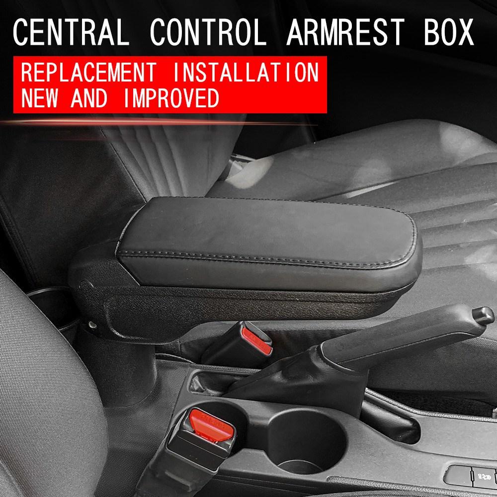 Black Center Console Armrest Box Storage Box Interior Accessories For Toyota Yaris/Yaris Hatchback/Yaris Cross