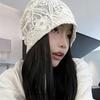 Niche Sweet and Cool Wind Lace Pile Hat Spring and Summer Atmosphere Show Face Small Tide Street Versatile Pullover Hat Cold Hat