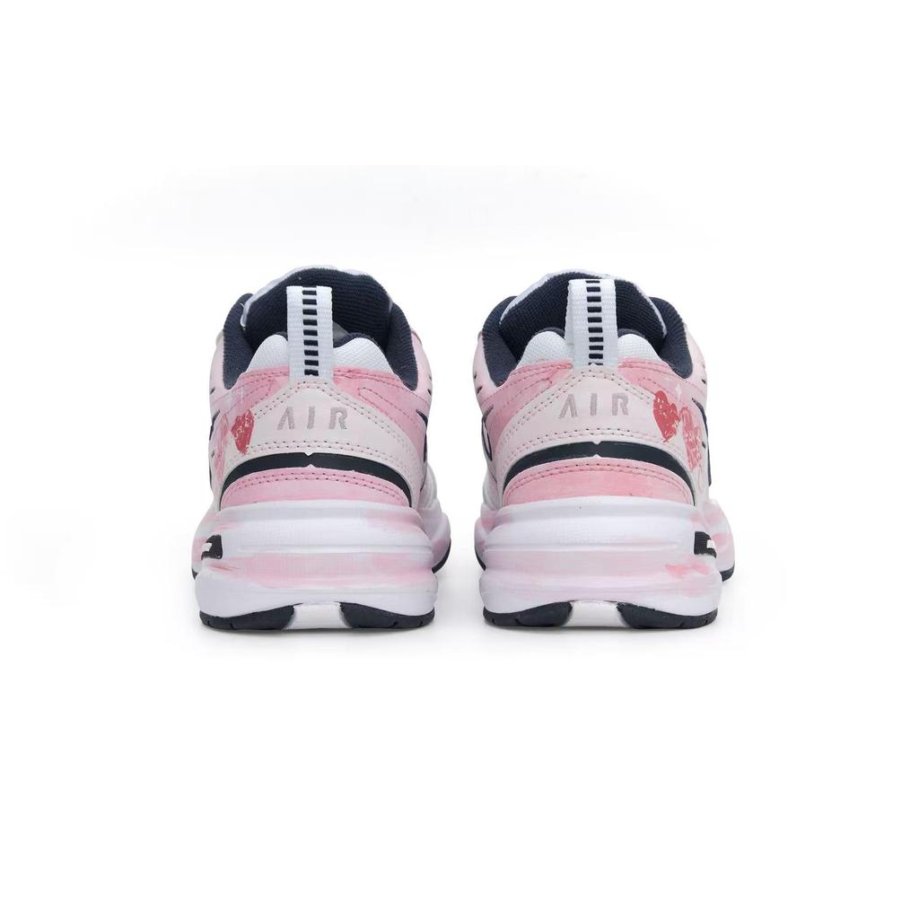 Nike Air Monarch 4 Chunky Sneakers Unisex Low Top White/Black 415445-102(Team774-)