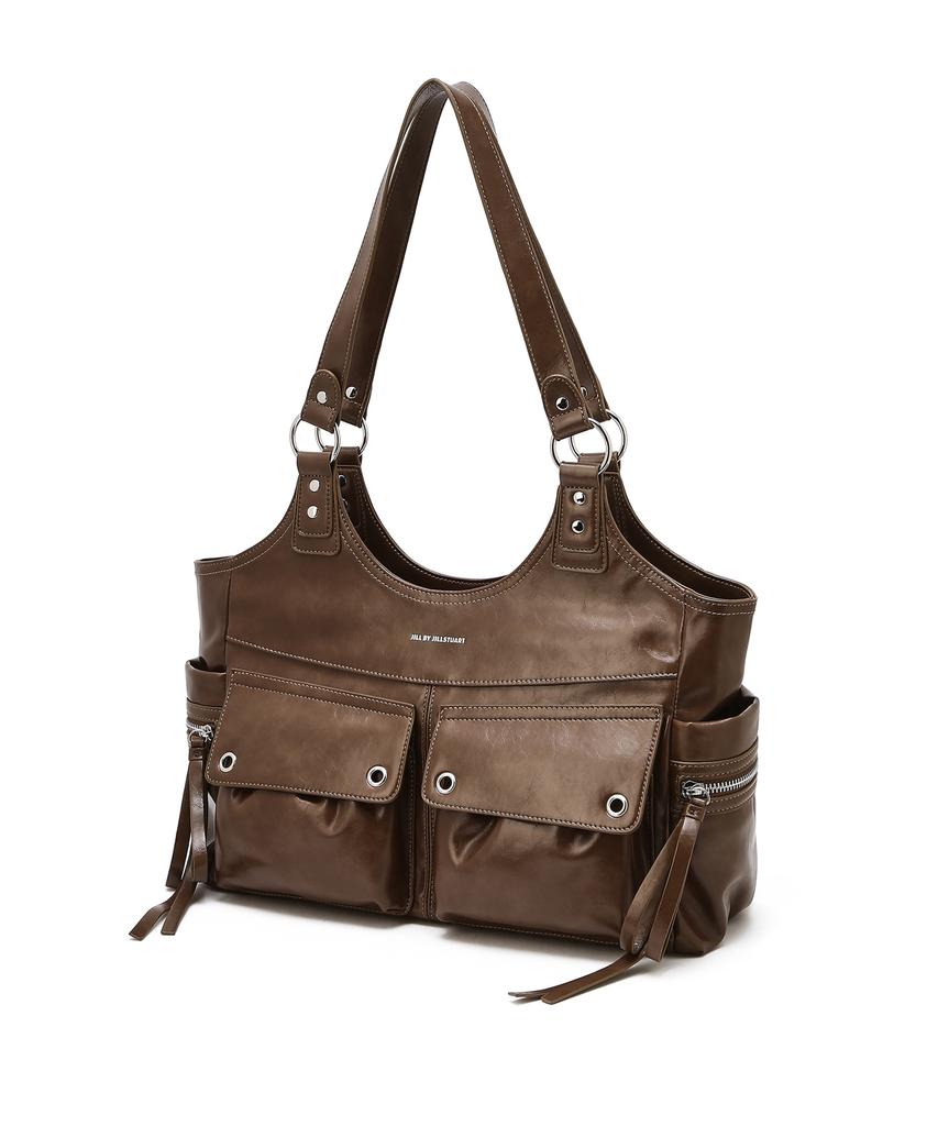 Jill By Jillstuart [Megan] Vintage Pocket Shoulder Bag - 2 Colors