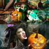 HAOPYOU 200pcs Small Halloween Spiders Set Plastic Halloween Spiders Black Plastic Spiders Black Noi DECORATIVE ITEM