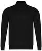 MEN'S TURTLENECK SWEATER - WS3321 BLACK XXL