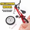 2 Stück Neuheit Mini Fingerfahrrad - Miniatur Fidget Fahrrad Spielzeug für Kinder - Metall Fahrradmodell Sammlungen Dekoration