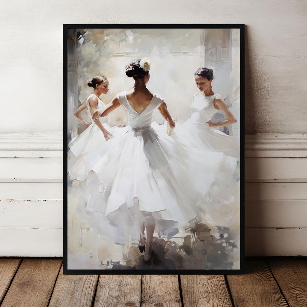 Plakat balet baletnica baletnice