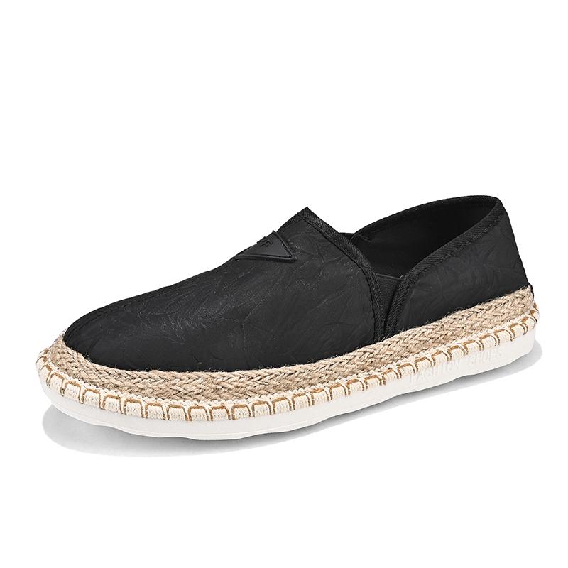 Fashion New Men Espadrille Shoes Summer Men Canvas Shoes Breathable Men's Casual Shoes Slip On Shoes Graffiti Espadrilles Footwear Flats