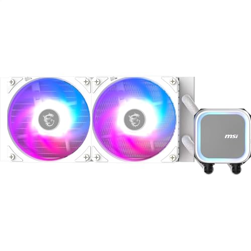 

MSI MAG CORELIQUID A13 240 WHITE Simple Water Cooling CPU Cooler FN2495