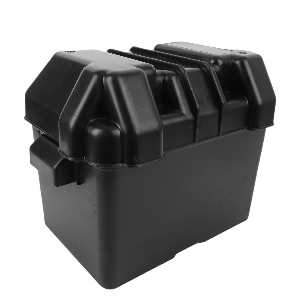 Marine Battery Box Heavy Duty 12V Battery Case with Straps and Hardware for RV Automotive Boat Travel Trailer