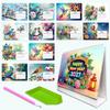 2027 Creative Cartoon DIY Diamond Painting Desk Calendar Ornament