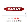 5-Hole Bracket Aluminum Battery Mount Aluminum Alloy Construction Enhanced Stability Aluminum Alloy Battery Holder